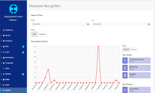 Employment Hero Screenshot 2