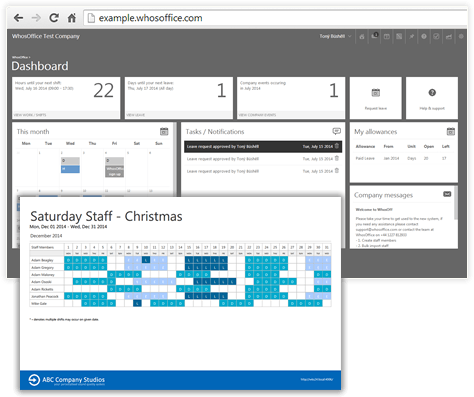 WhosOffice Screenshot 2