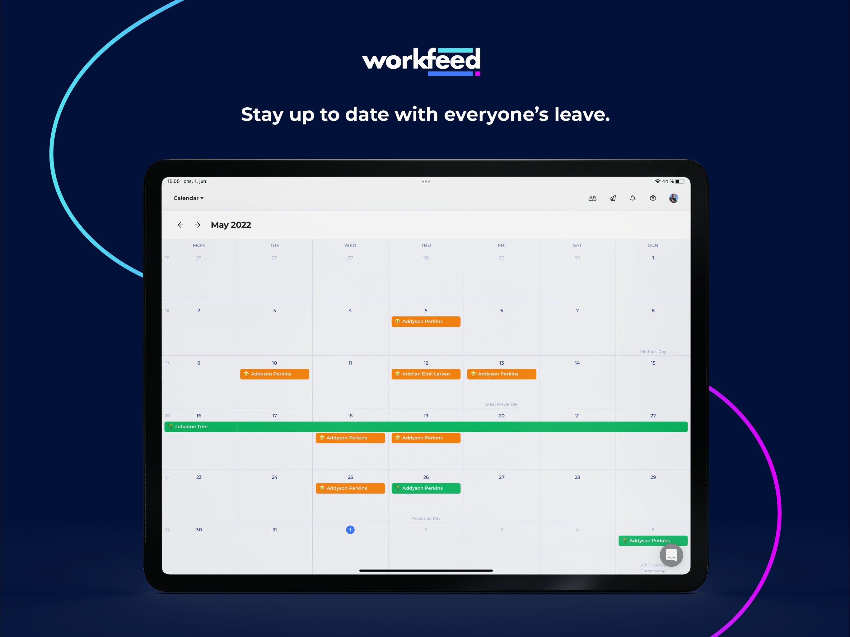 Workfeed Screenshot 4