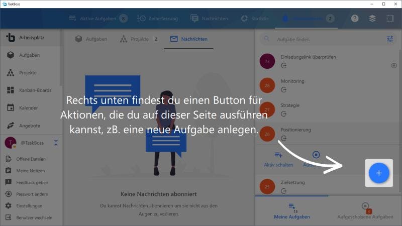 TASKBOSS Screenshot 2