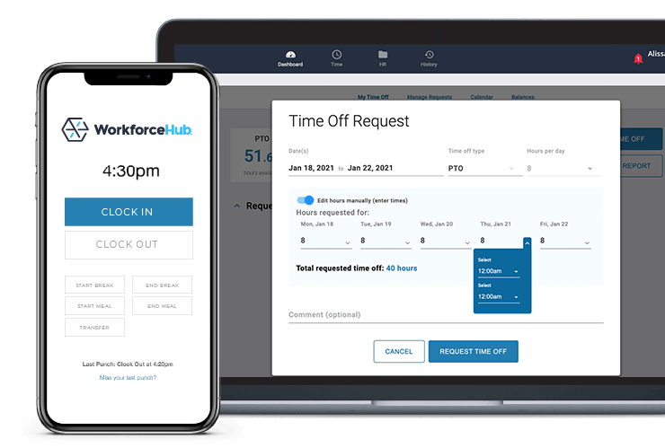 WorkforceHub Time & Attendance Screenshot 3