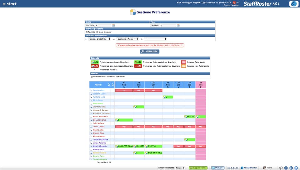 StaffRoster Screenshot 4