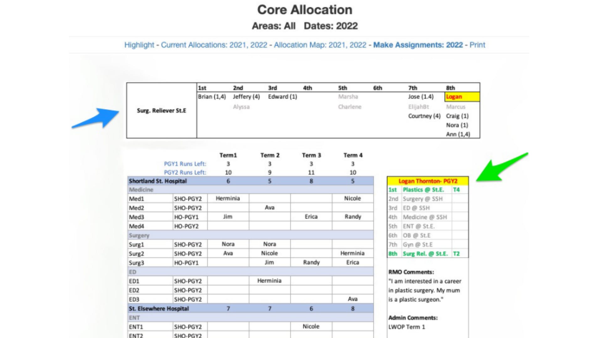 Core Schedule Screenshot 5
