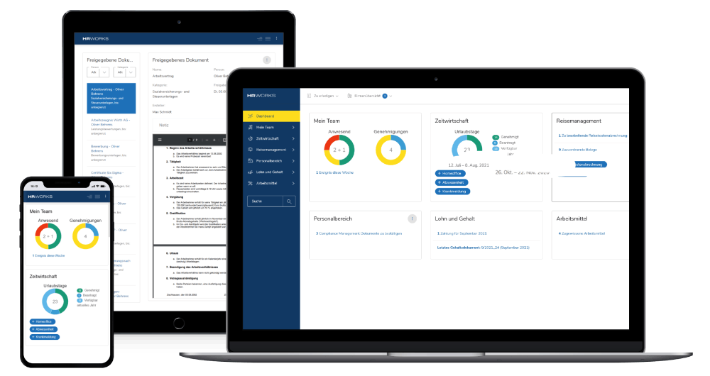 HRworks Screenshot 1
