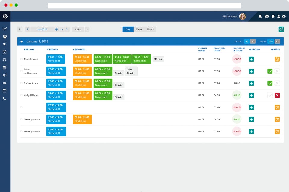 Dyflexis Time & Attendance Screenshot 2