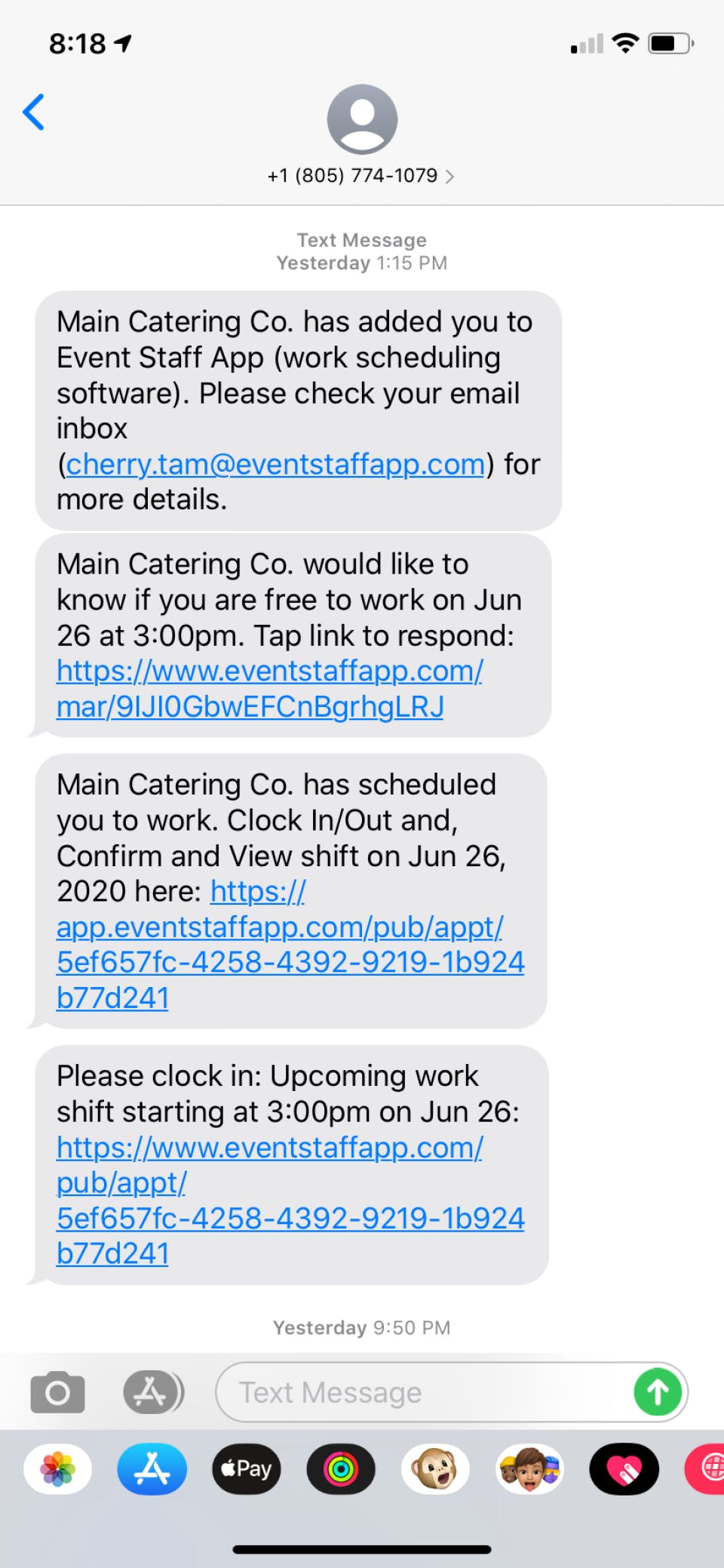 Event Staff App Screenshot 3