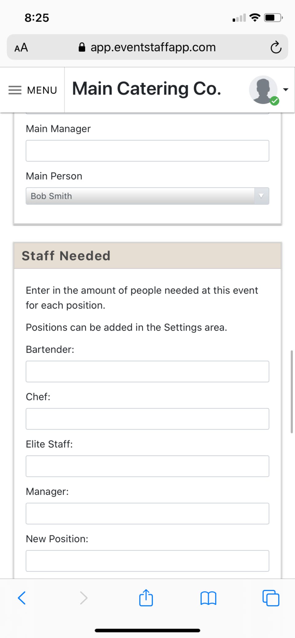 Event Staff App Screenshot 4