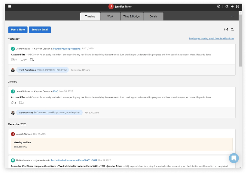 Intuit Practice Management Screenshot 1