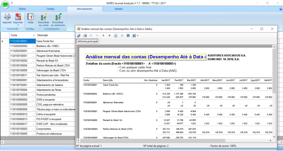 DATEV Journal Analyzer Screenshot 1