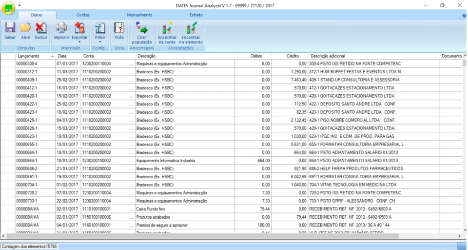 DATEV Journal Analyzer Screenshot 4
