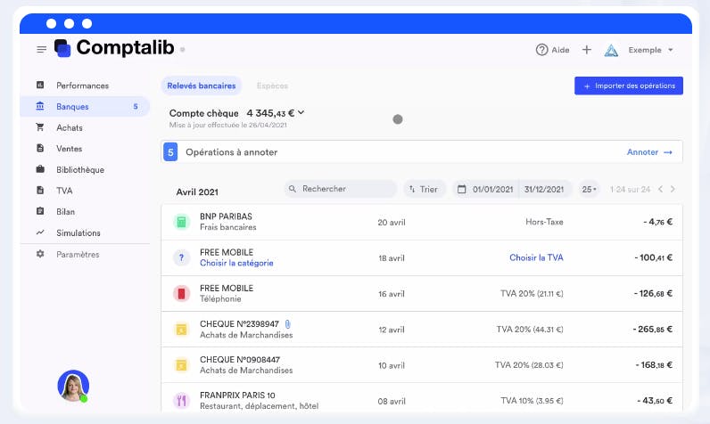 Comptalib Screenshot 1