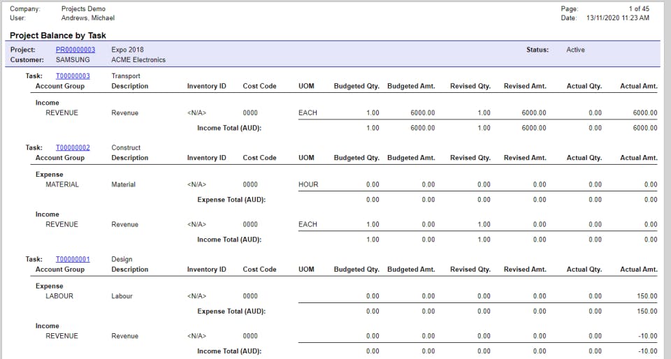MYOB Advanced Business Screenshot 5