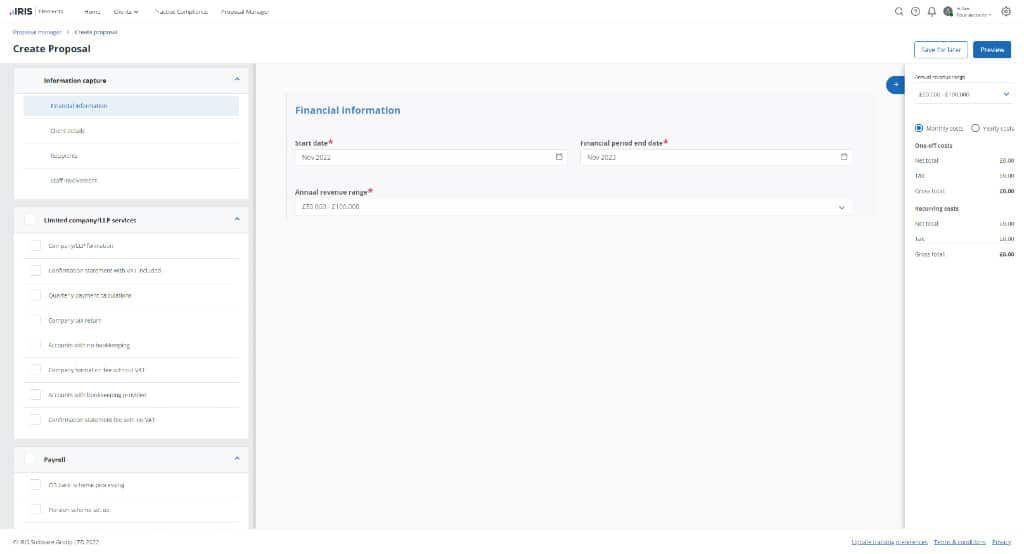 IRIS Accountancy Suite Screenshot 4