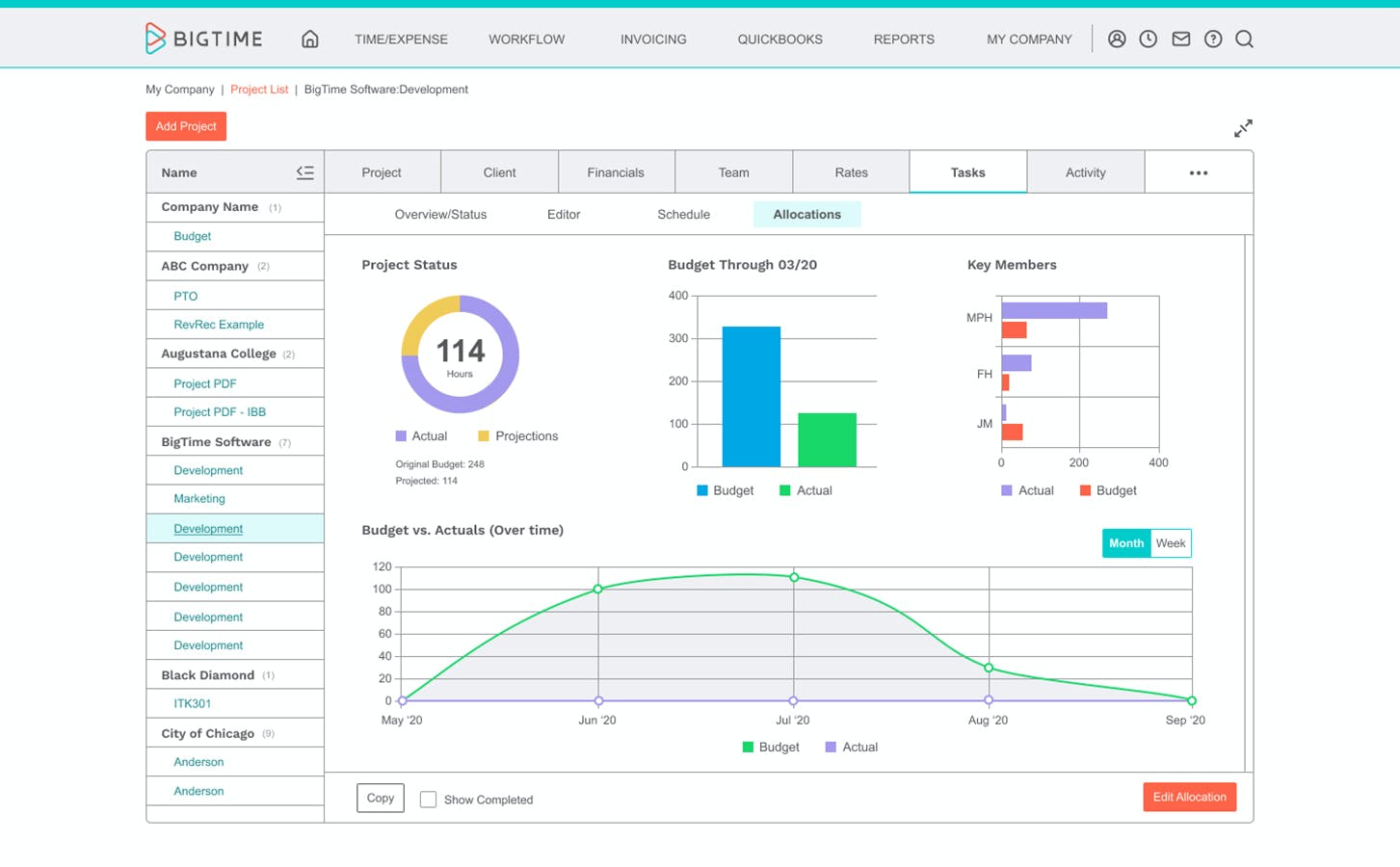 BigTime Software Screenshot 2