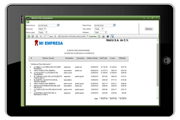 Villanett ERP Screenshot 1