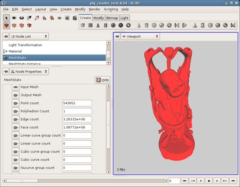 K-3D Screenshot 1