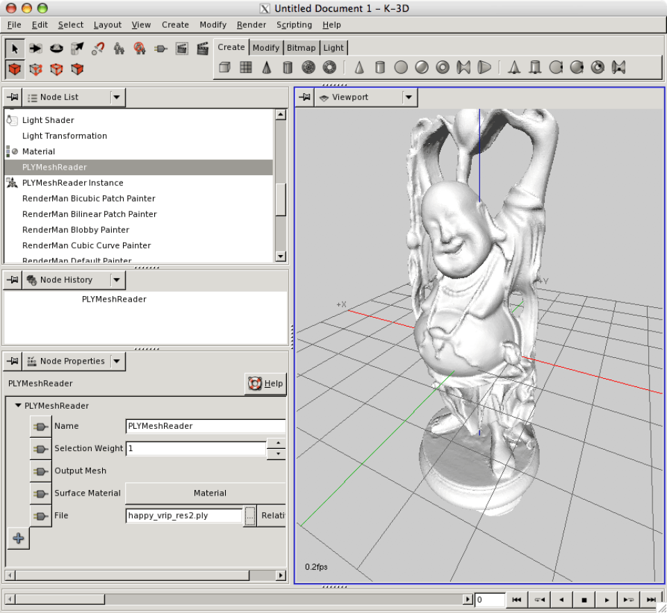 K-3D Screenshot 2