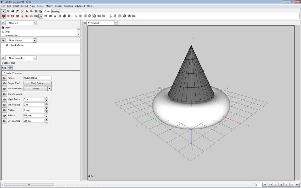 K-3D Screenshot 3