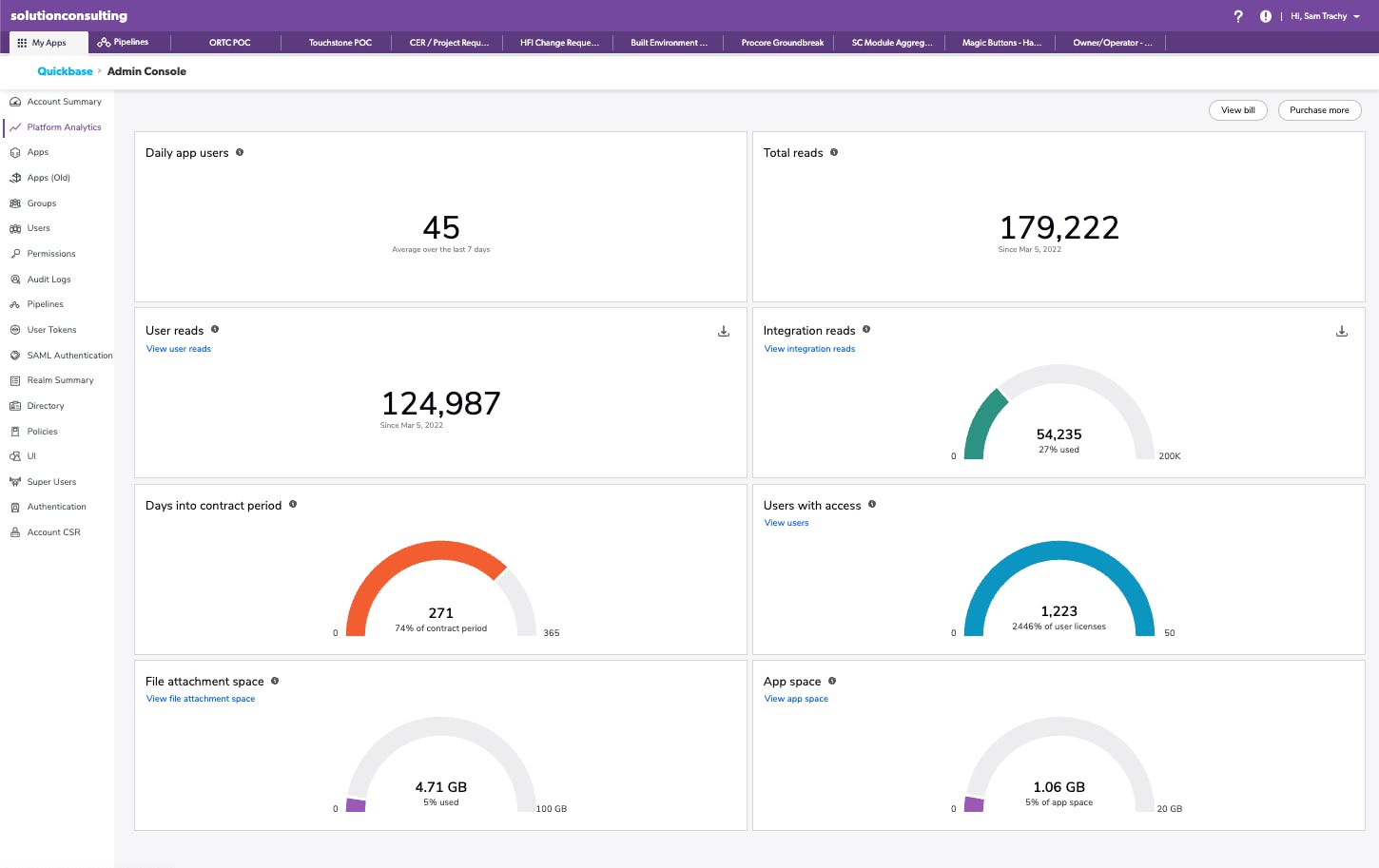Quickbase Screenshot 4