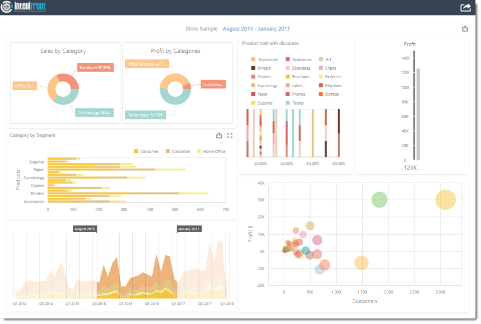 IntelliFront BI Screenshot 2