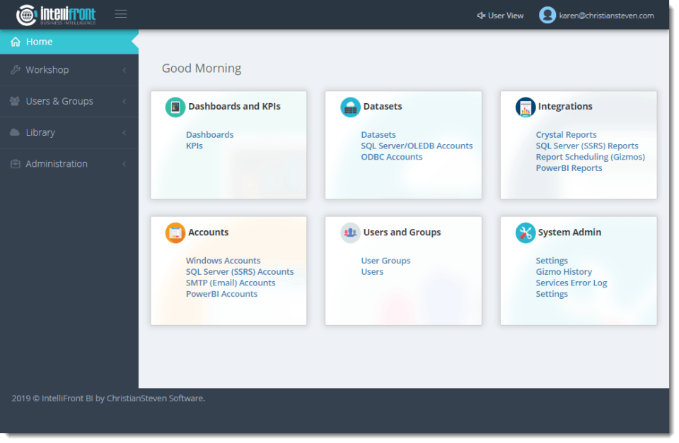 IntelliFront BI Screenshot 4