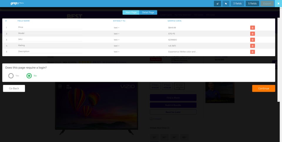 Grepsr Screenshot 1