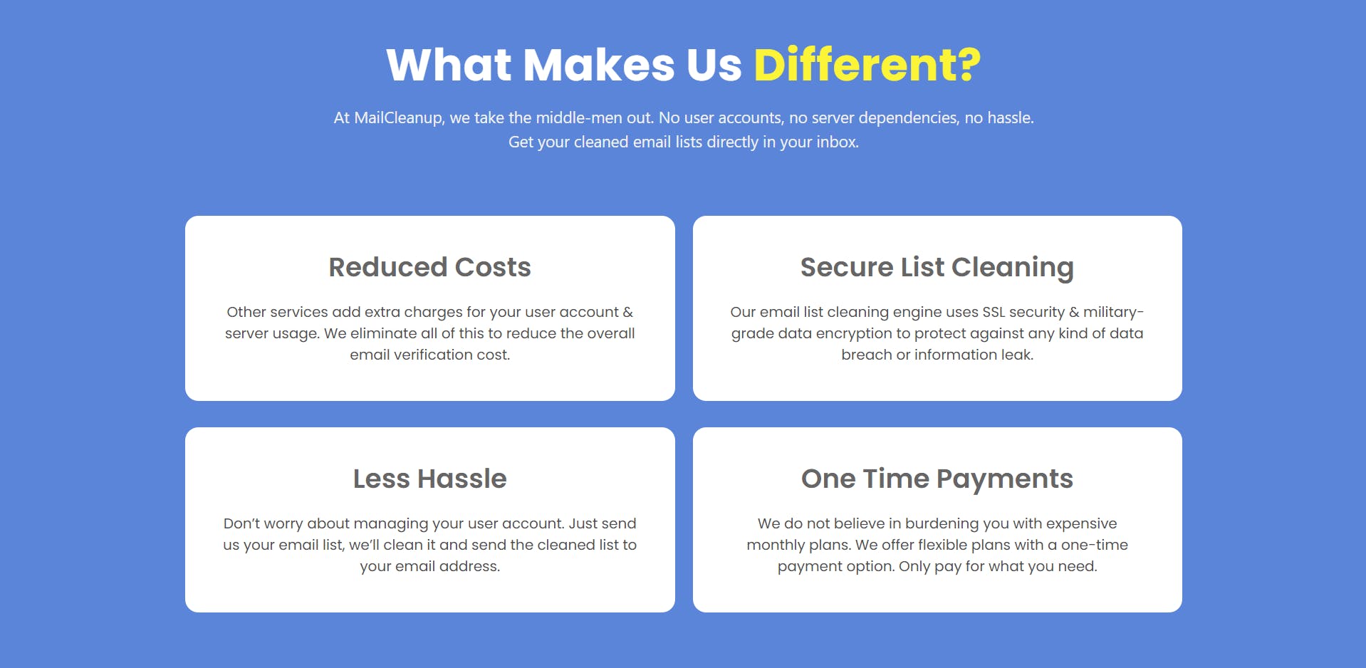 MailCleanup Screenshot 2