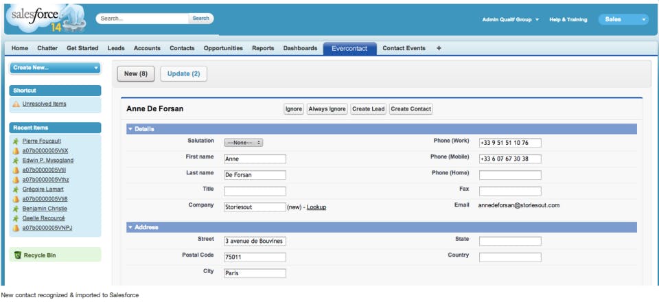 Evercontact Screenshot 2