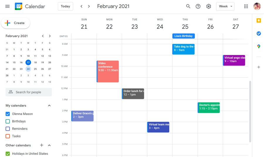 Google Calendar Screenshot 6