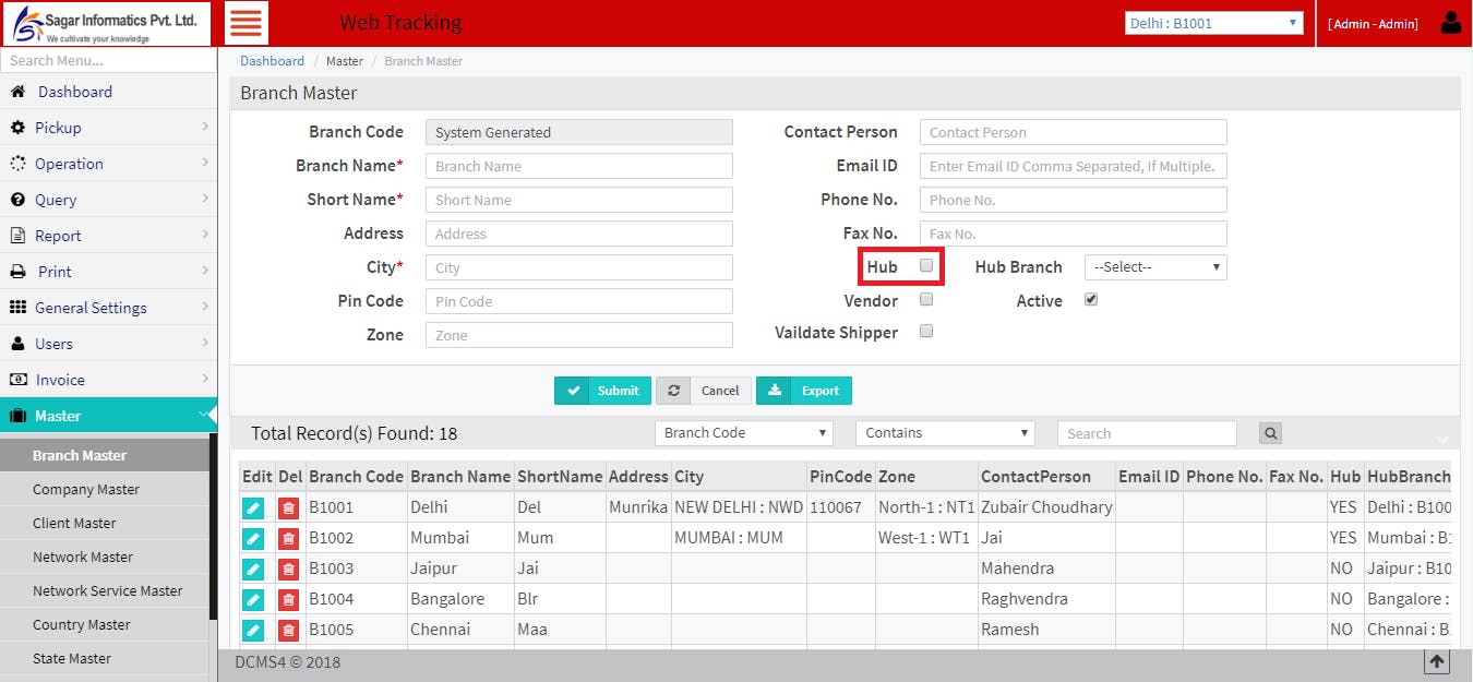 Courier Management Software Screenshot 3