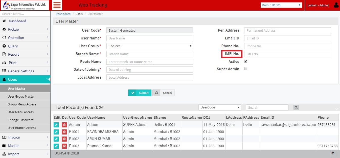 Courier Management Software Screenshot 5