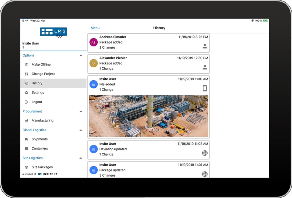 Insite LMS Screenshot 2