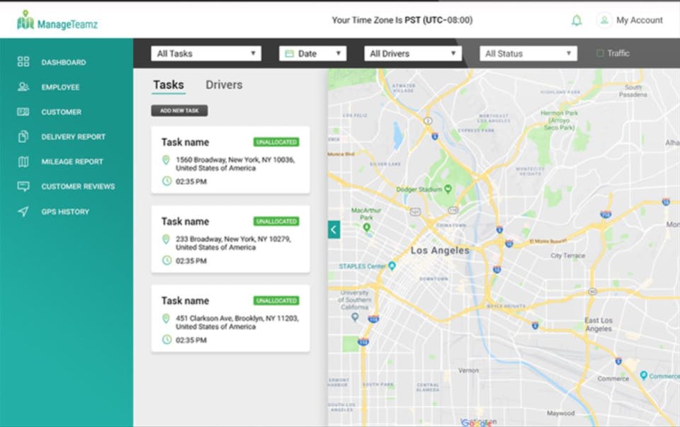 Delivery Tracking App Screenshot 1