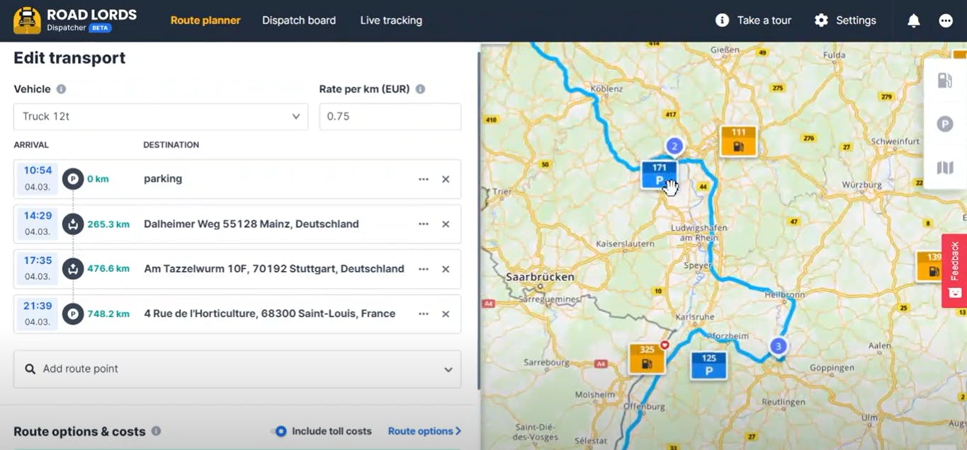 ROAD LORDS Dispatcher Screenshot 3