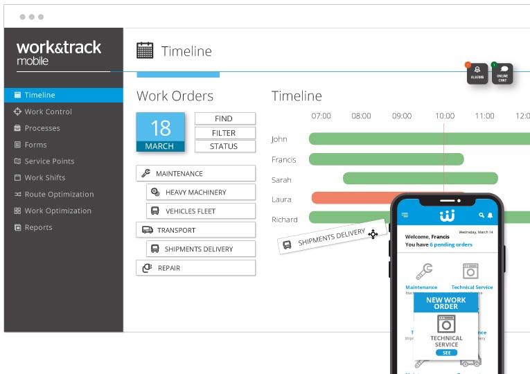 Work&Track Mobile Screenshot 3