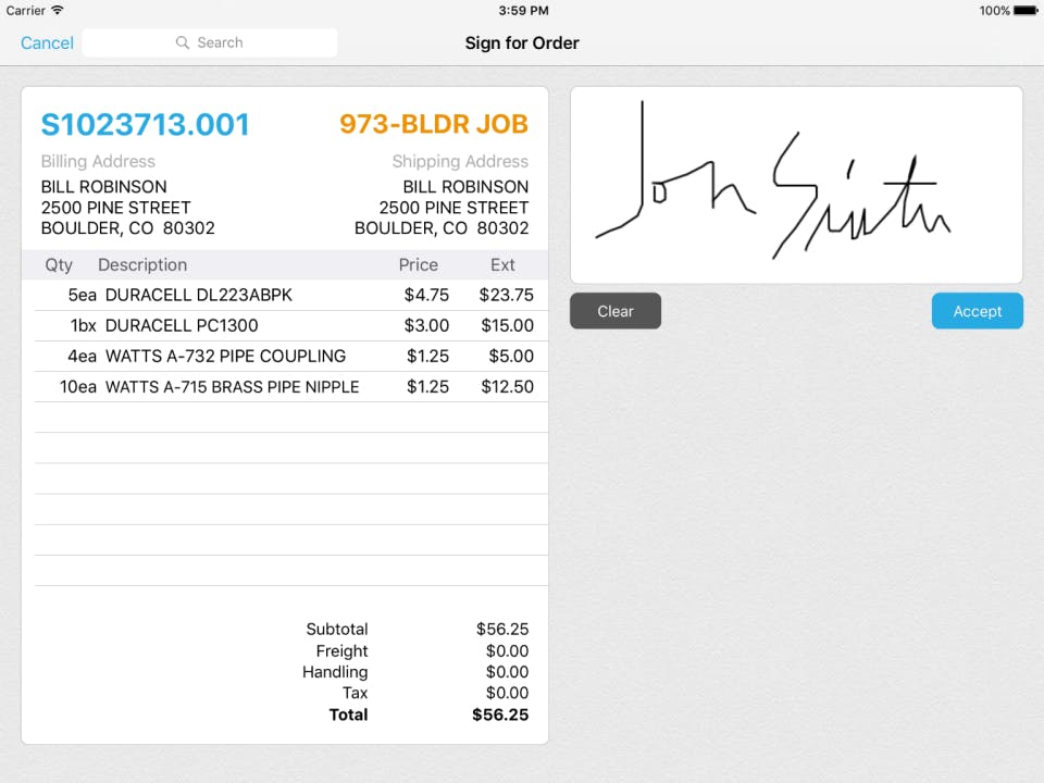 Signature Touch Screenshot 1