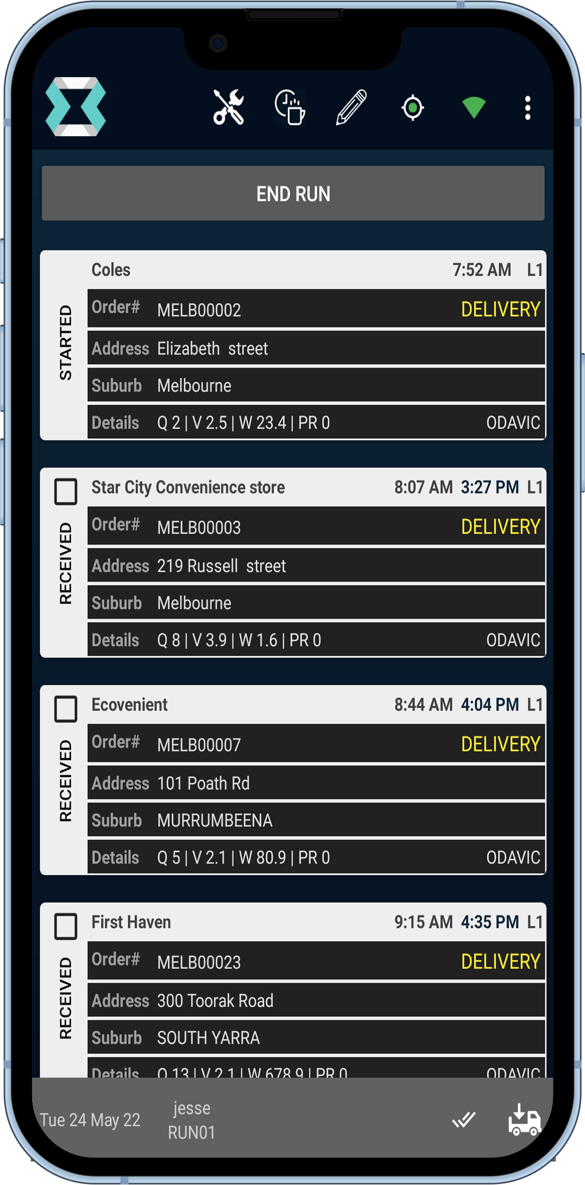 Orcoda Logistics Management Software (OLMS) Screenshot 3