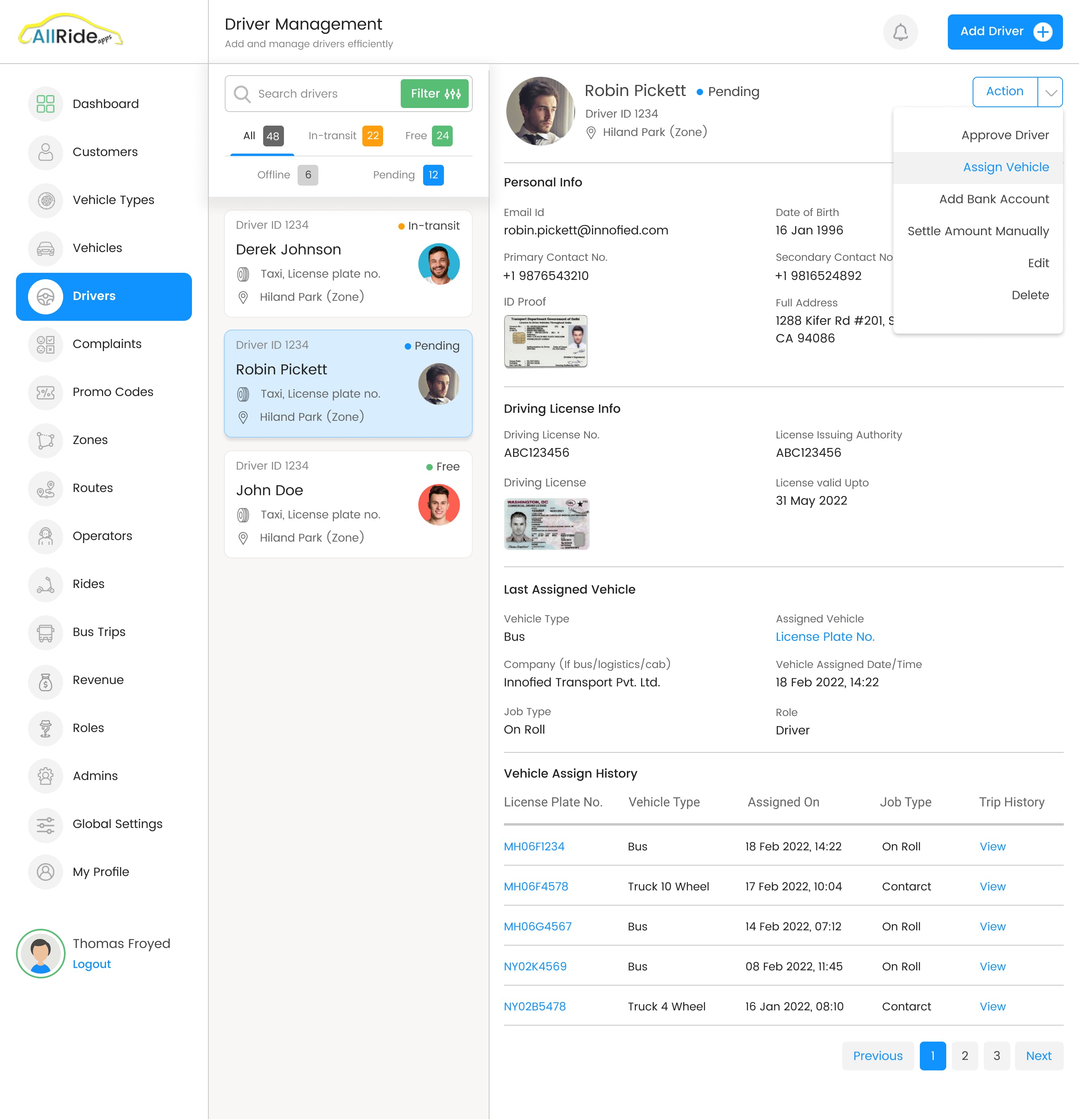 AllRide Apps Screenshot 2