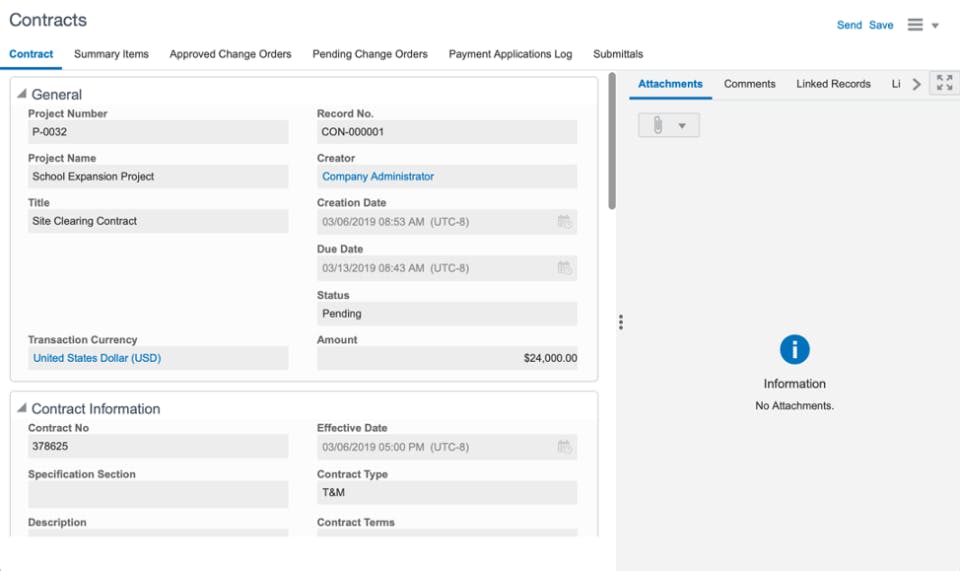 Primavera Unifier Screenshot 2