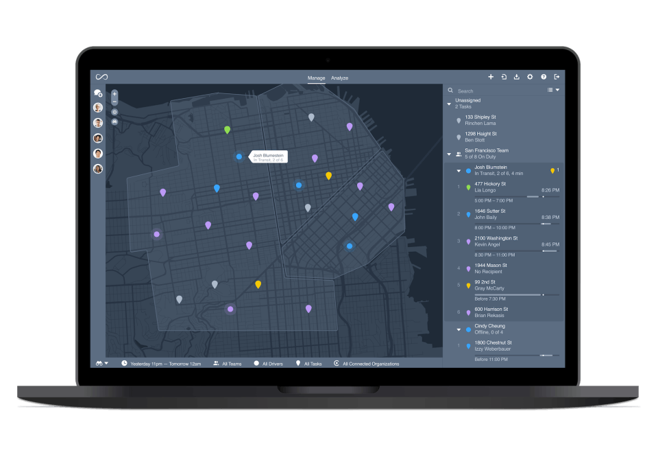 Onfleet Screenshot 2