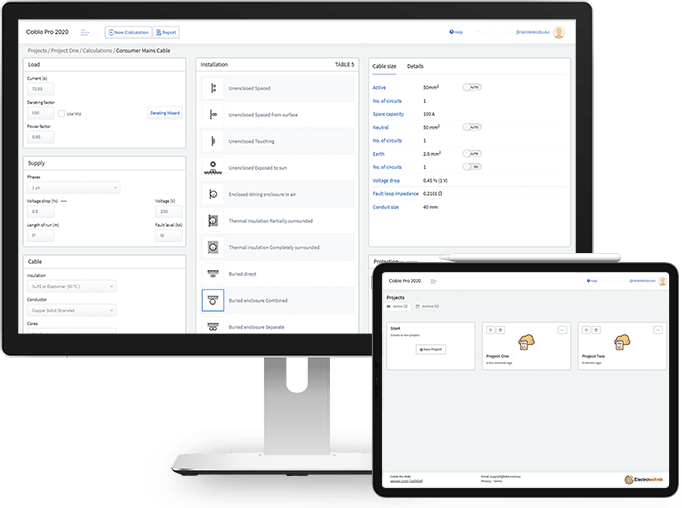 Cable Pro Web Screenshot 1