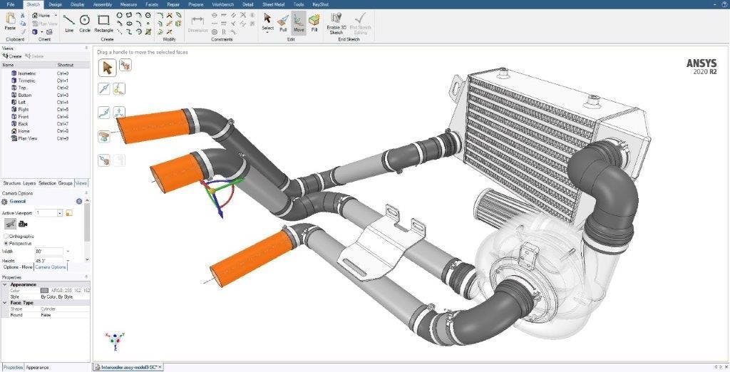 Ansys SpaceClaim Screenshot 1