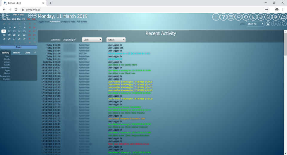 MIDAS Screenshot 3