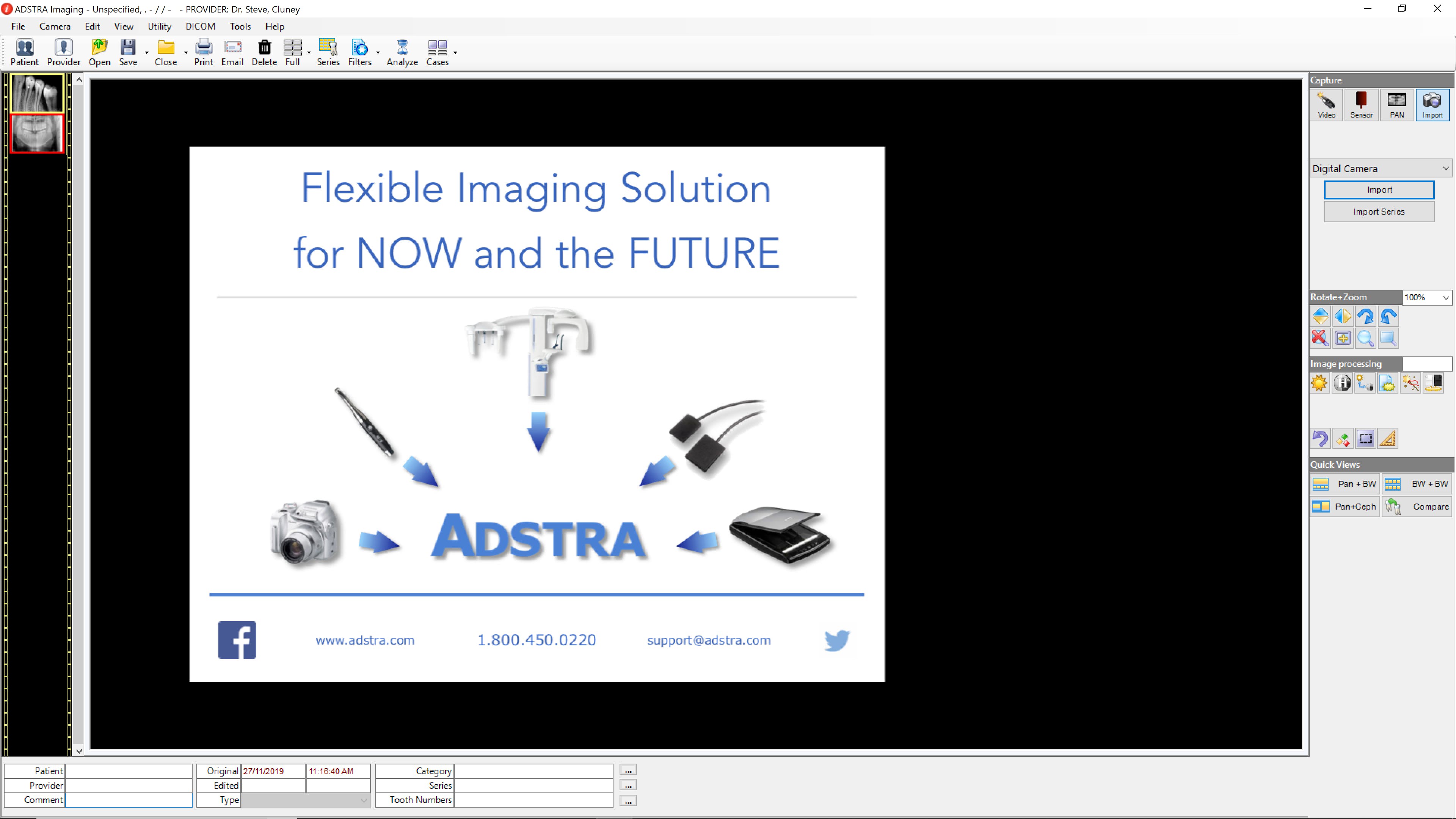 ADSTRA Dental Software Screenshot 1