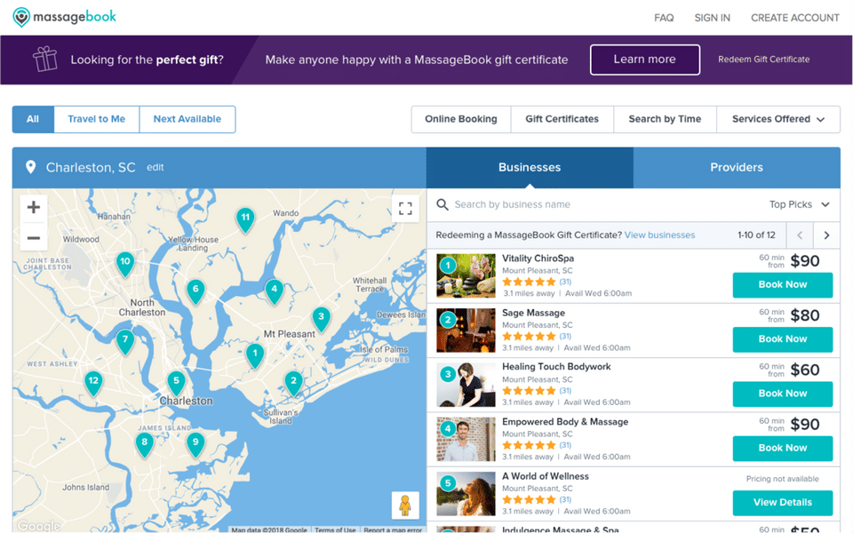 MassageBook Screenshot 4