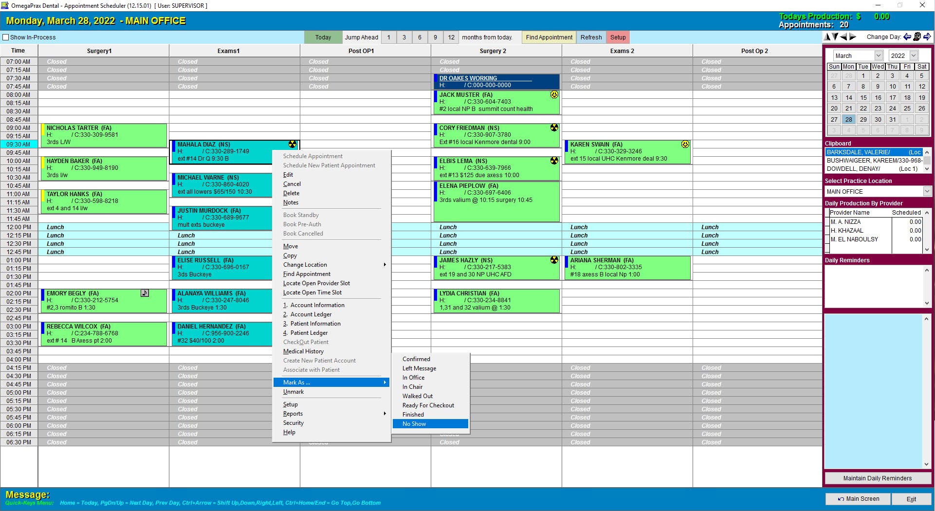 OmegaPrax Dental Screenshot 1