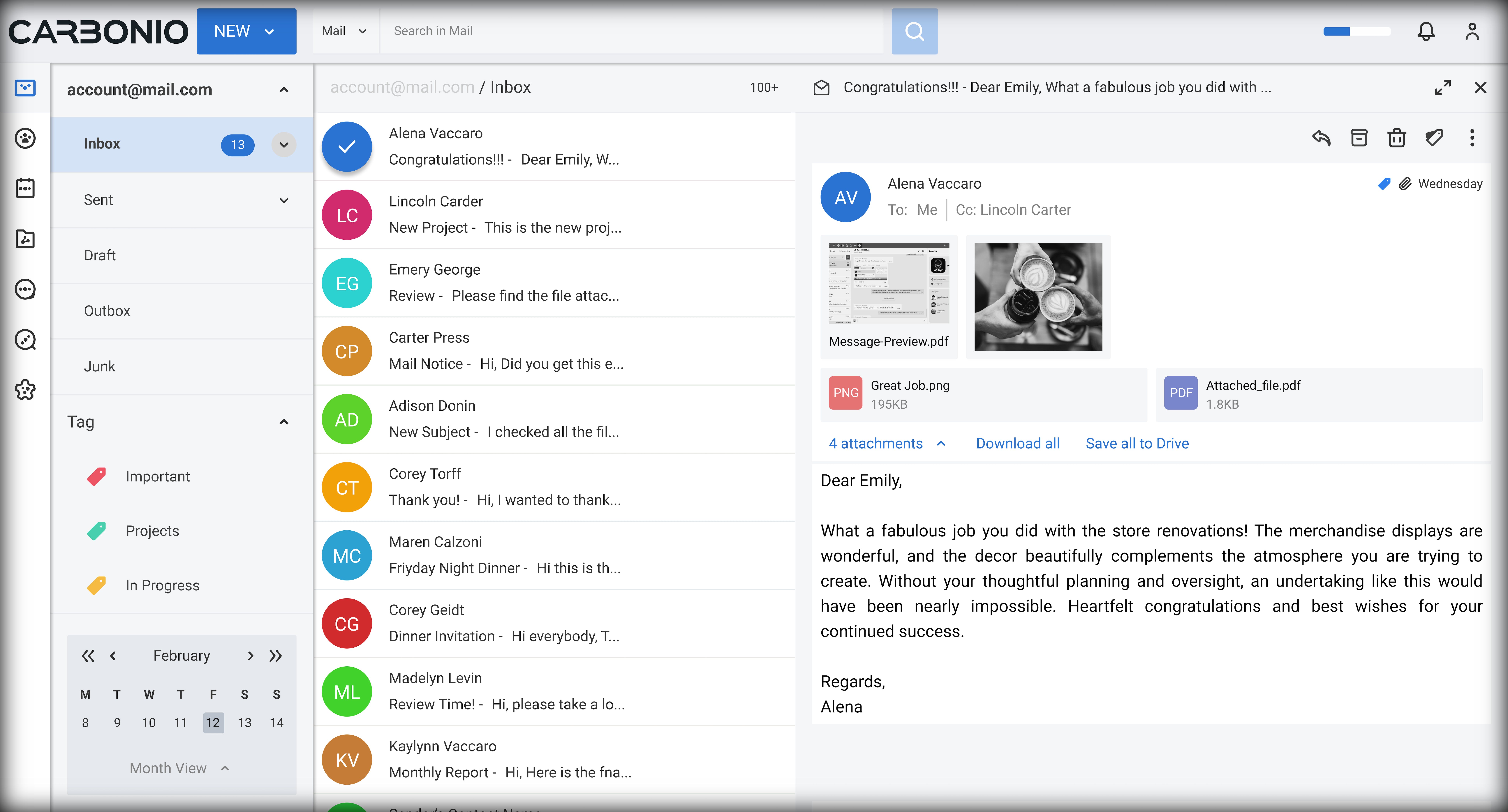 Zextras Carbonio Screenshot 1