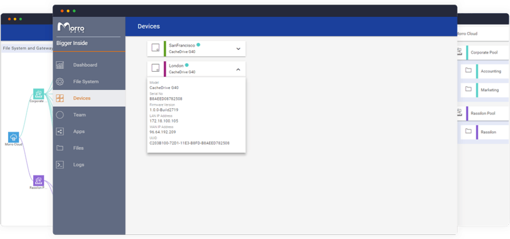 Morro Data CloudNAS Screenshot 1