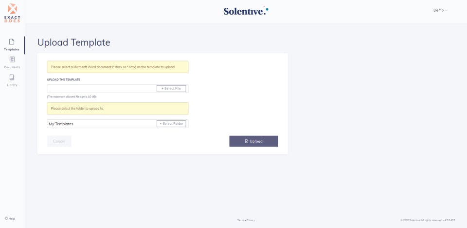 ExactDocs Screenshot 1