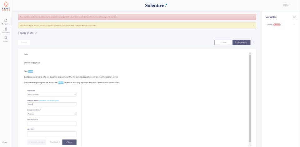 ExactDocs Screenshot 2